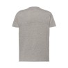 Camiseta trasera gris melange