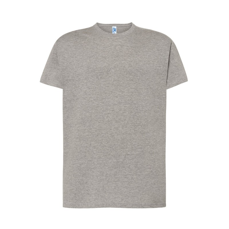 Camiseta frontal gris melange