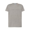 Camiseta frontal gris melange